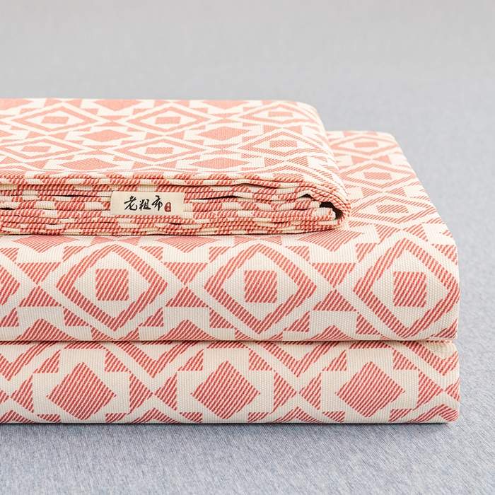 91家纺网 家纺一手货源 找家纺 居美良品 2026新款无印风正宗加厚老粗布床单单件枕套三件套可做凉席 星辰-玉