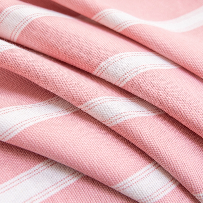 91家纺网 家纺一手货源 找家纺 居美良品 2026新款无印风正宗加厚老粗布床单单件枕套三件套可做凉席 雅致-粉