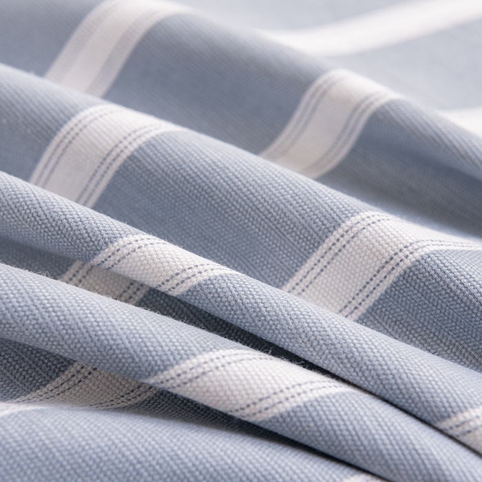 91家纺网 家纺一手货源 找家纺 居美良品 2026新款无印风正宗加厚老粗布床单单件枕套三件套可做凉席 雅致-灰