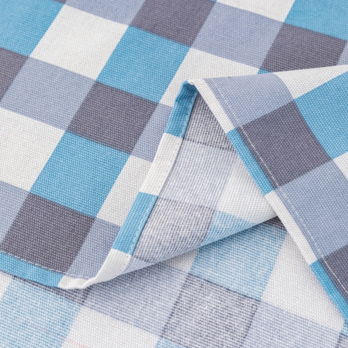 91家纺网 家纺一手货源 找家纺 居美良品 2026新款无印风正宗加厚老粗布床单单件枕套三件套可做凉席 阳光蓝格