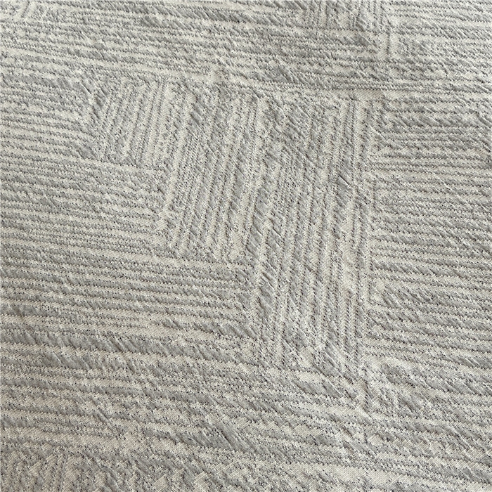 91家纺网 家纺一手货源 找家纺 琪格格纺织 2026新款纯棉色织肌理纹提花华夫格纯棉轻奢简约款四件套 简奢-浅灰