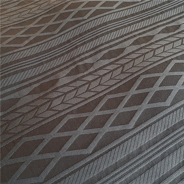 91家纺网 家纺一手货源 找家纺 琪格格纺织 2026新款纯棉色织肌理纹提花华夫格纯棉轻奢简约款四件套 圣托梵绅-乌木