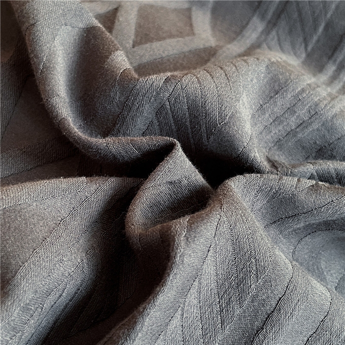 91家纺网 家纺一手货源 找家纺 琪格格纺织 2026新款纯棉色织肌理纹提花华夫格纯棉轻奢简约款四件套 圣托梵绅-乌木