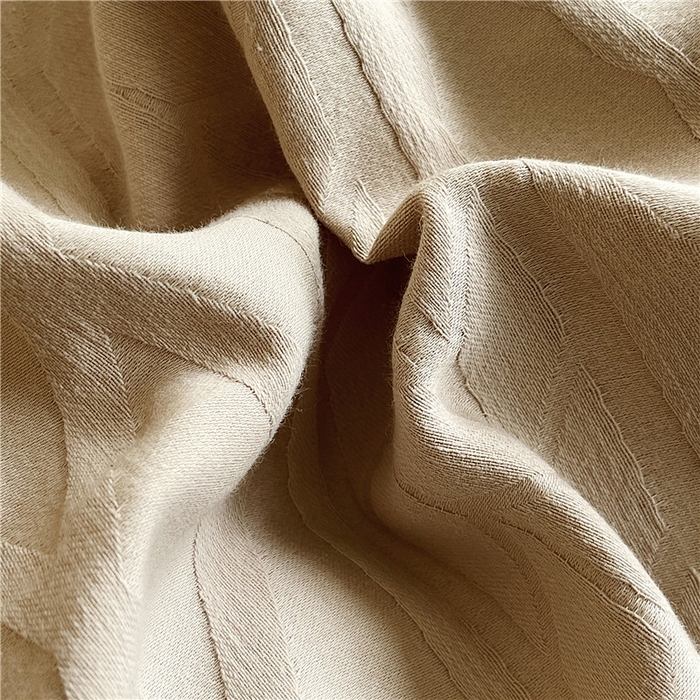 91家纺网 家纺一手货源 找家纺 琪格格纺织 2026新款纯棉色织肌理纹提花华夫格纯棉轻奢简约款四件套 圣托梵绅-云咖