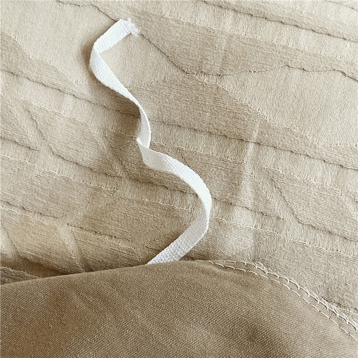 91家纺网 家纺一手货源 找家纺 琪格格纺织 2026新款纯棉色织肌理纹提花华夫格纯棉轻奢简约款四件套 圣托梵绅-云咖