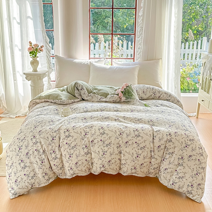 91家纺网 家纺一手货源 找家纺 （总）家贝爱 2026新款有氧水洗双层纱被套