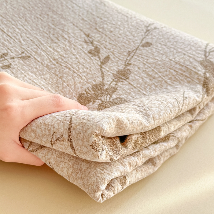 91家纺网 家纺一手货源 找家纺 家贝爱 2026新款有氧水洗双层纱被套 木兮