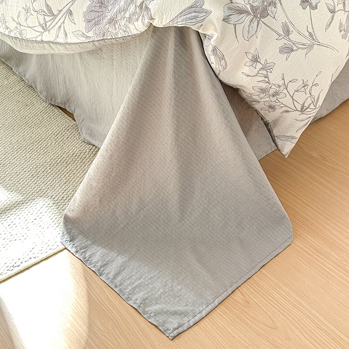 91家纺网 家纺一手货源 找家纺 家贝爱 2026新款有氧水洗双层纱被套 水墨花海