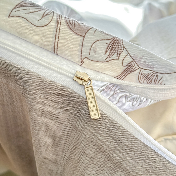 91家纺网 家纺一手货源 找家纺 家贝爱 2026新款有氧水洗双层纱被套 水墨花海