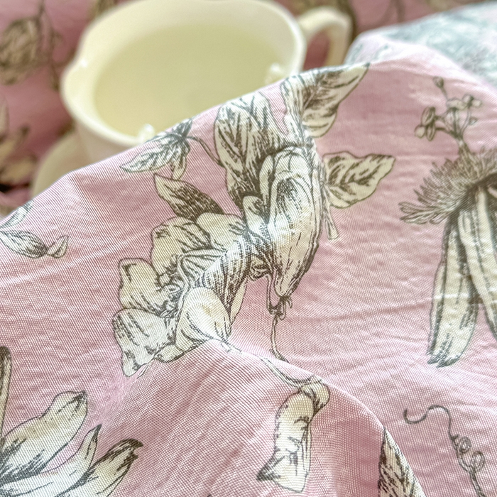 91家纺网 家纺一手货源 找家纺 家贝爱 2026新款有氧水洗双层纱被套 叶倾城