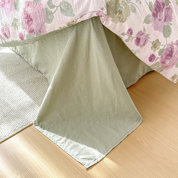 91家纺网 家纺一手货源 找家纺 家贝爱 2026新款有氧水洗双层纱被套 雍容华贵