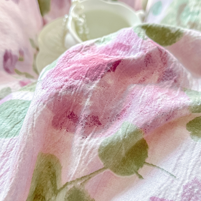 91家纺网 家纺一手货源 找家纺 家贝爱 2026新款有氧水洗双层纱被套 雍容华贵