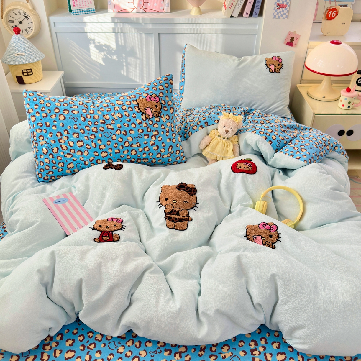 91家纺网 家纺一手货源 找家纺 （总）橙意 2026新款高克重A类泡芙纱毛巾绣四件套