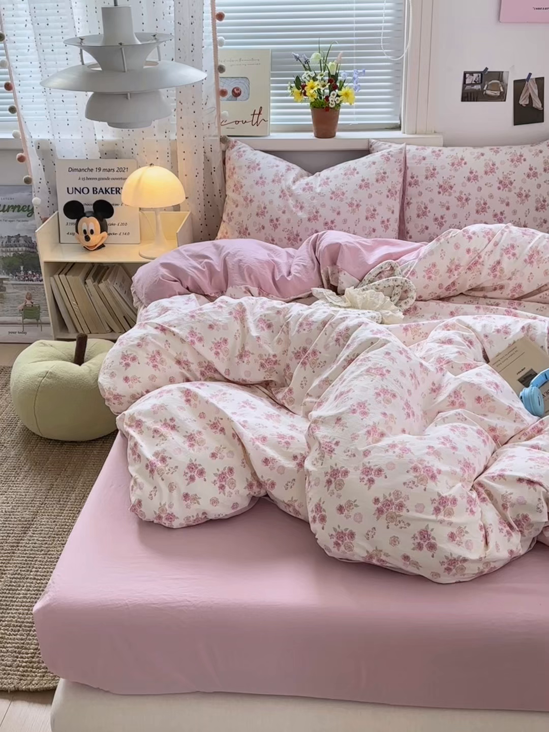 91家纺网 家纺一手货源 找家纺 （总）灿禾家纺（原灿哈家纺） 2026新款<小布袋同款面料>古法水洗棉仿棉高克重云柔棉四件套