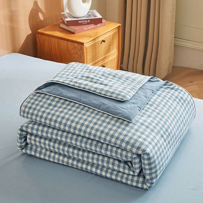 91家纺网 家纺一手货源 找家纺 （总）金喜 2025新款全棉棉花被夏被四件套