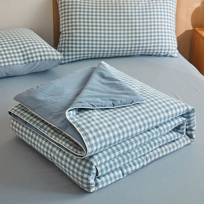 91家纺网 家纺一手货源 找家纺 （总）金喜 2025新款全棉棉花被夏被四件套