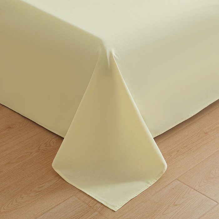 91家纺网 家纺一手货源 找家纺 金喜 2025新款全棉棉花被夏被四件套 西蒙黄