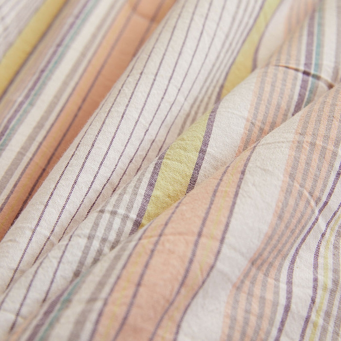 91家纺网 家纺一手货源 找家纺 金喜 2025新款全棉棉花被夏被四件套 西蒙粉