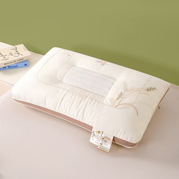 91家纺网 家纺一手货源 找家纺 （总）宇诺家纺 2026新款亚麻苦荞枕头枕芯