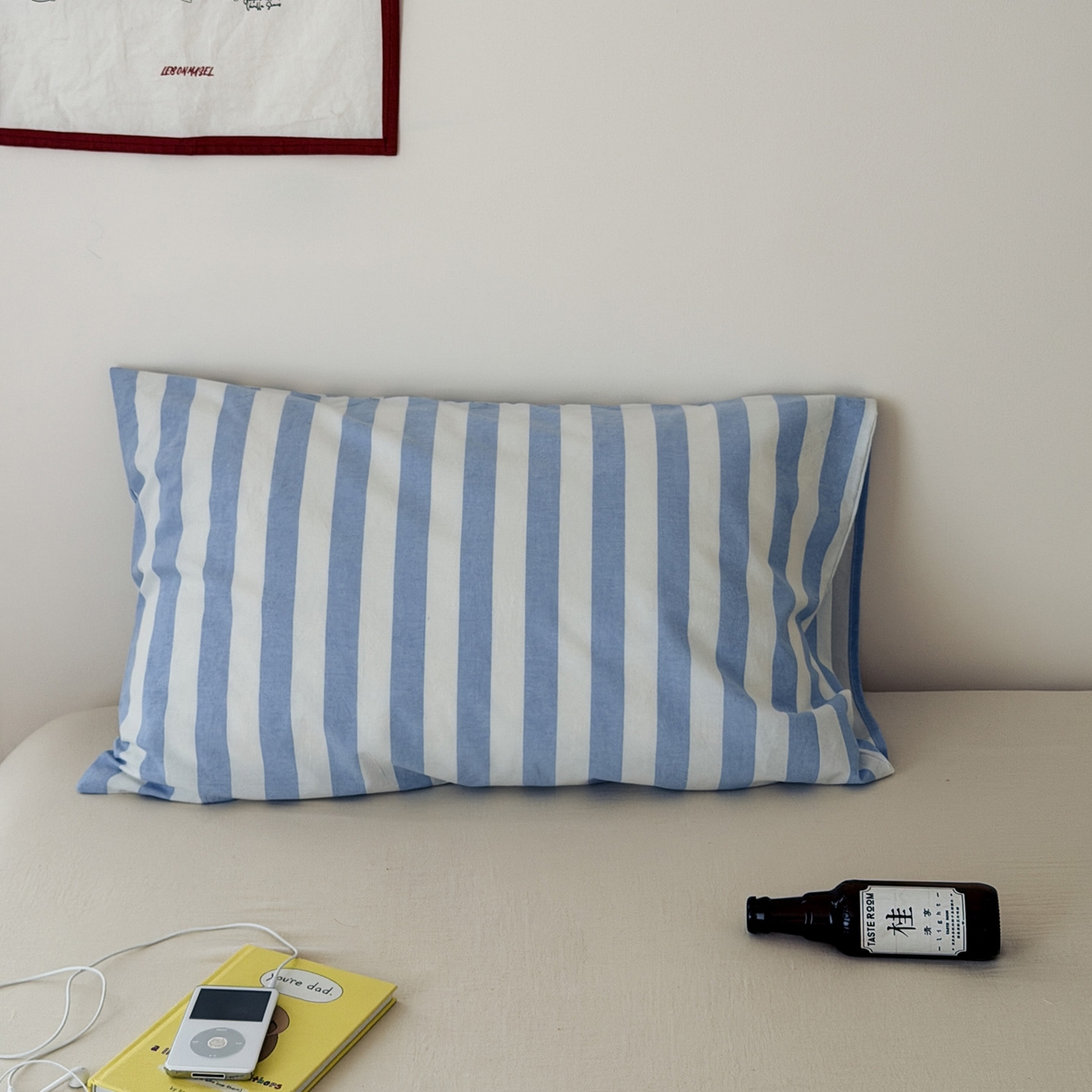 91家纺网 家纺一手货源 找家纺 （总）艾沁家纺 2026新款全棉纯棉色织水洗棉单品枕套 枕套单件4