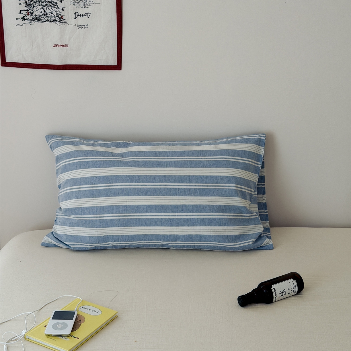 91家纺网 家纺一手货源 找家纺 （总）艾沁家纺 2026新款全棉纯棉色织水洗棉单品枕套 枕套单件5