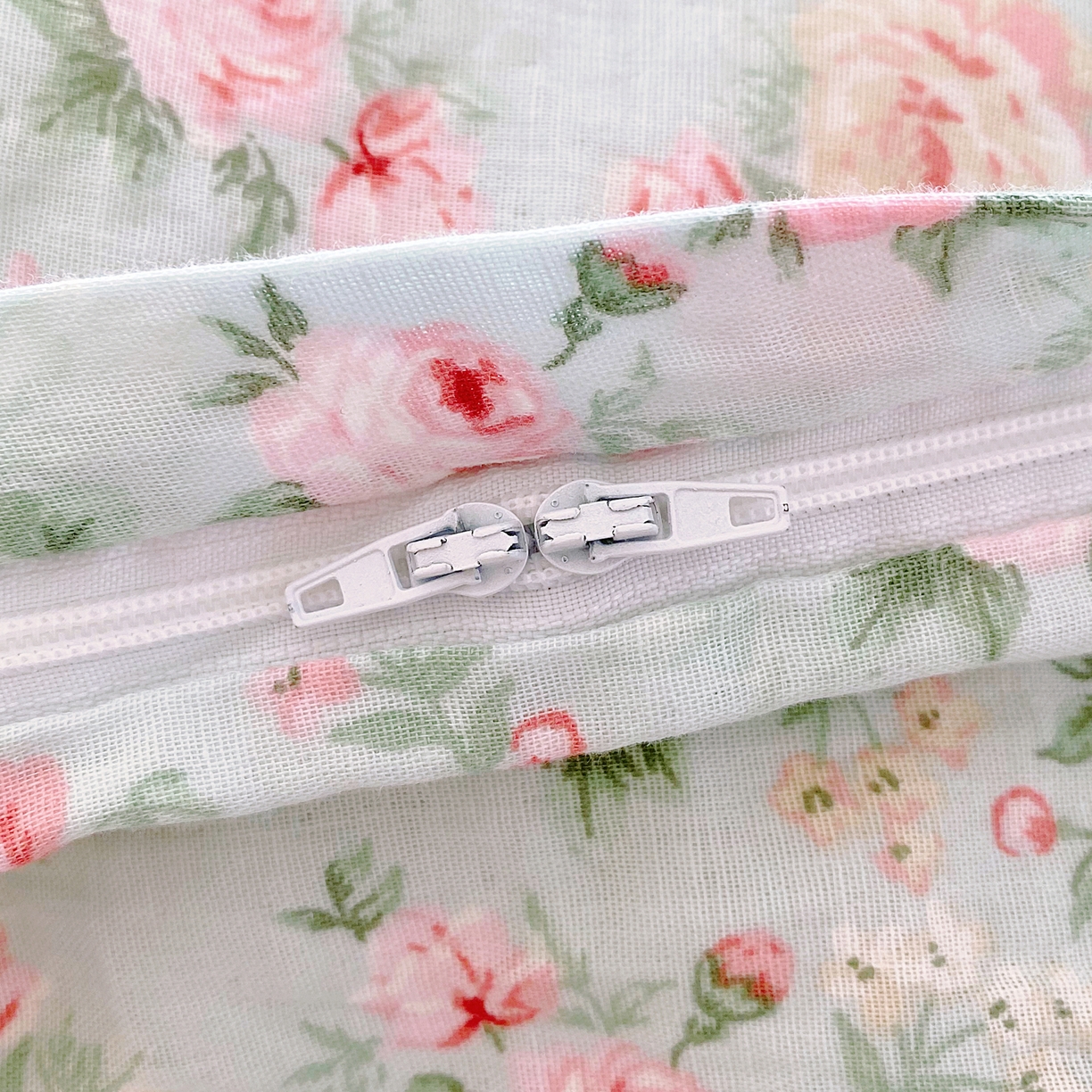 91家纺网 家纺一手货源 找家纺 春皖家纺 2026新款A类全棉有氧双层纱印花四件套单品系列-单被套 桂语兰庭