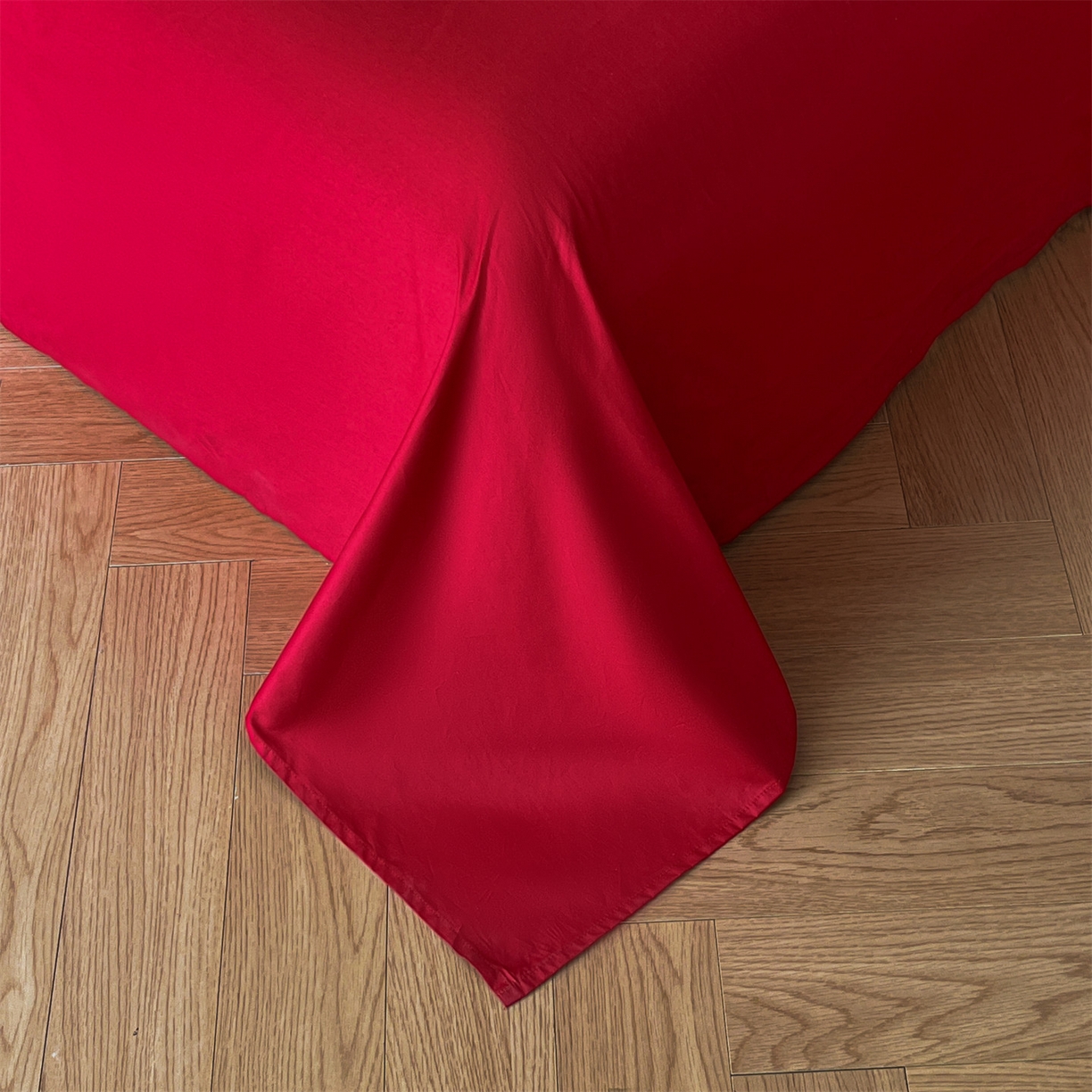 91家纺网 家纺一手货源 找家纺 笙意家纺 2026新款婚庆A版全棉60支亮面提花B版40支13372全棉四件套 岁月留声