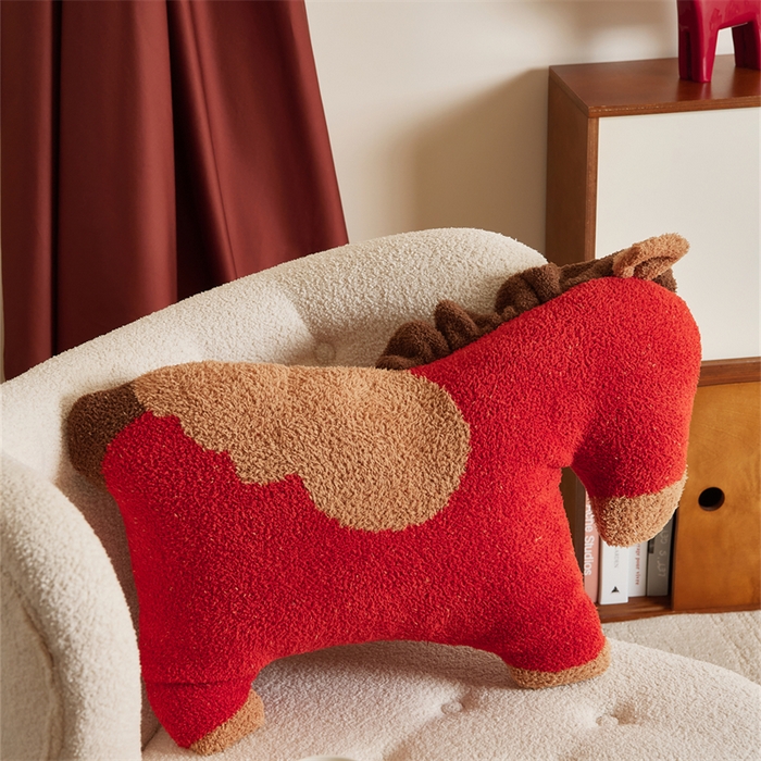 91家纺网 家纺一手货源 找家纺 （总）暖绵绵家纺 2026春夏新款针织毯毯子多功能盖毯+抱枕-马年米洛特