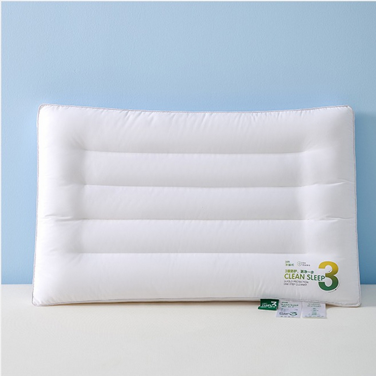 91家纺网 家纺一手货源 找家纺 （总）怡薇格枕芯 2026新款全棉三防枕分区护颈枕头枕芯