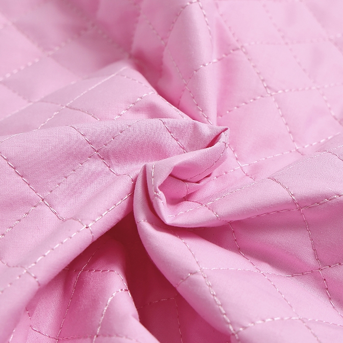 91家纺网 家纺一手货源 找家纺 糖果枕芯 2026新款全棉天然绗绣小方格全荞麦护颈枕保健枕枕头枕芯 荞麦小方格粉色