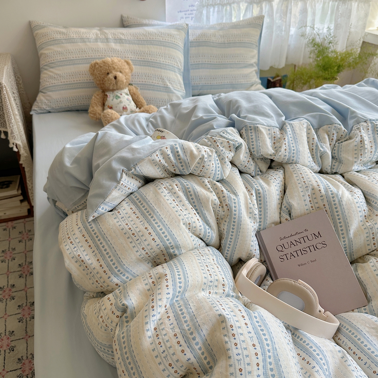 91家纺网 家纺一手货源 找家纺 （总）初夏家纺 2026 简约A类水洗棉四件套软糯床上用品被罩床单三件套---【提供买家秀】