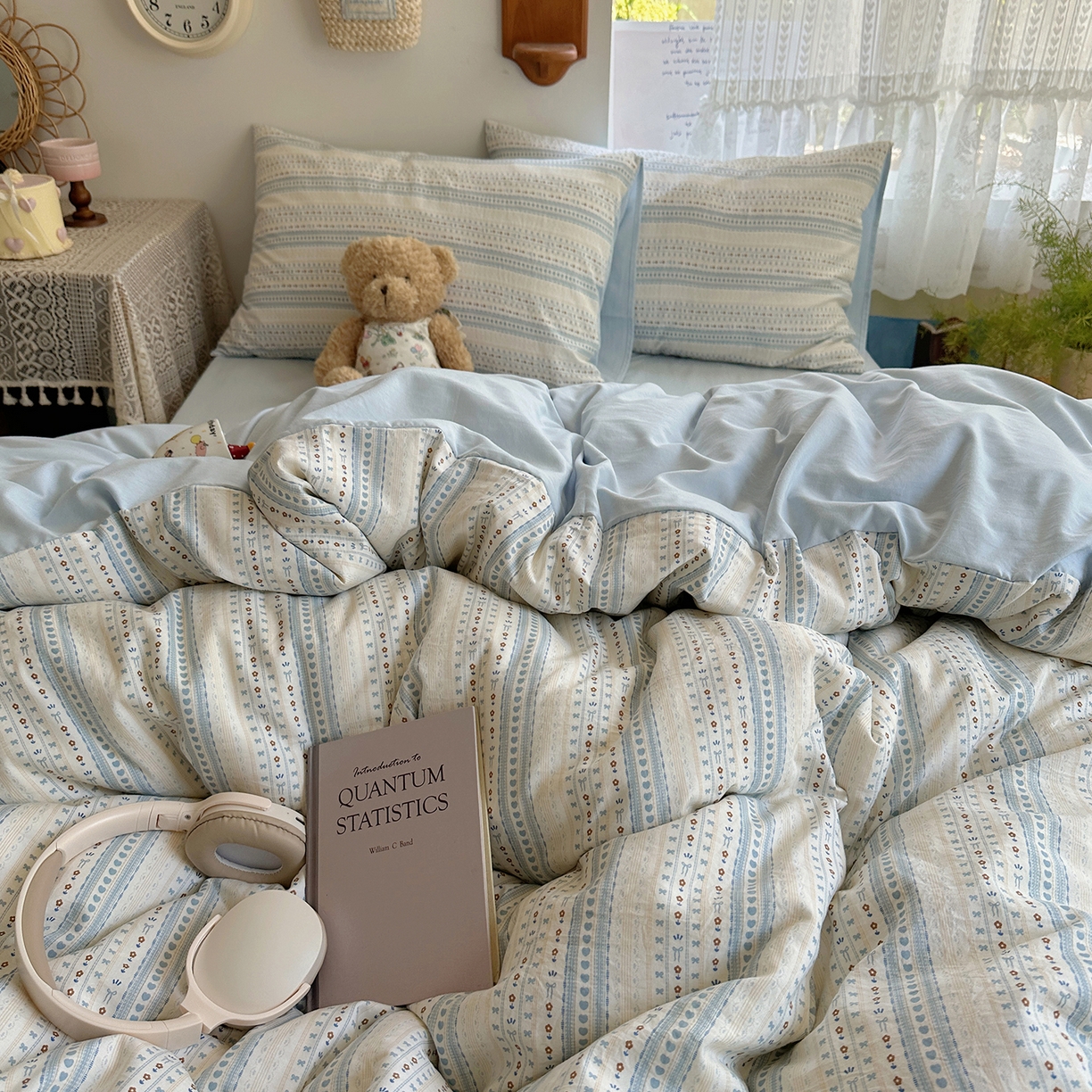 91家纺网 家纺一手货源 找家纺 （总）初夏家纺 2026 简约A类水洗棉四件套软糯床上用品被罩床单三件套---【提供买家秀】