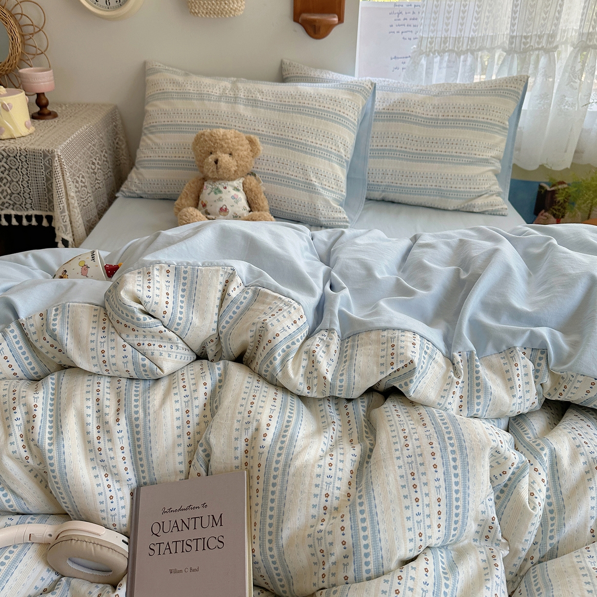 91家纺网 家纺一手货源 找家纺 （总）初夏家纺 2026 简约A类水洗棉四件套软糯床上用品被罩床单三件套---【提供买家秀】