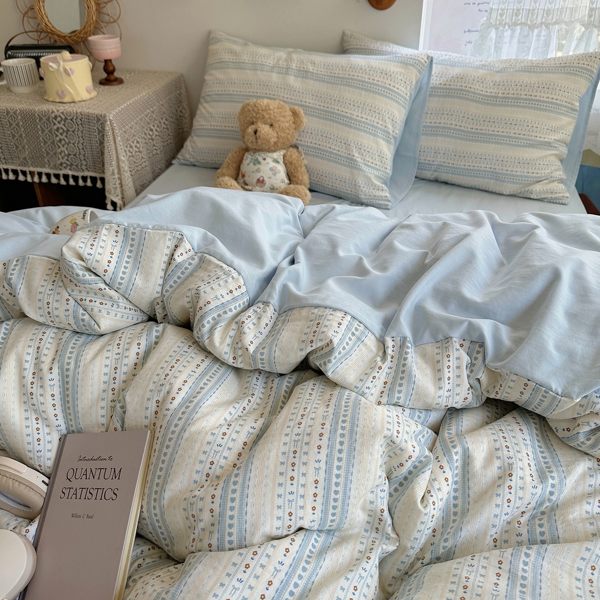 91家纺网 家纺一手货源 找家纺 （总）初夏家纺 2026 简约A类水洗棉四件套软糯床上用品被罩床单三件套---【提供买家秀】