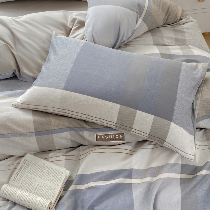 91家纺网 家纺一手货源 找家纺 红日子纺织品 2025新款12868全棉印花系列四件套 韶华