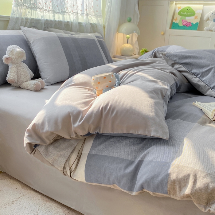 91家纺网 家纺一手货源 找家纺 红日子纺织品 2025新款A类全棉印花单被套 韶华