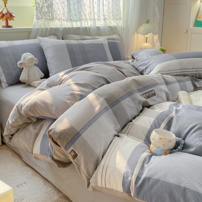 91家纺网 家纺一手货源 找家纺 红日子纺织品 2025新款A类全棉印花单被套 韶华