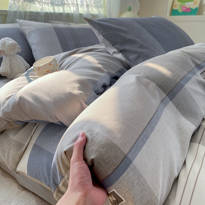 91家纺网 家纺一手货源 找家纺 红日子纺织品 2025新款A类全棉印花单被套 韶华