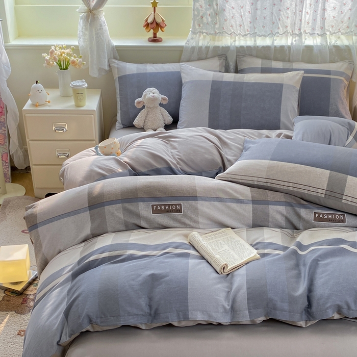 91家纺网 家纺一手货源 找家纺 红日子纺织品 2025新款A类全棉印花单被套 韶华