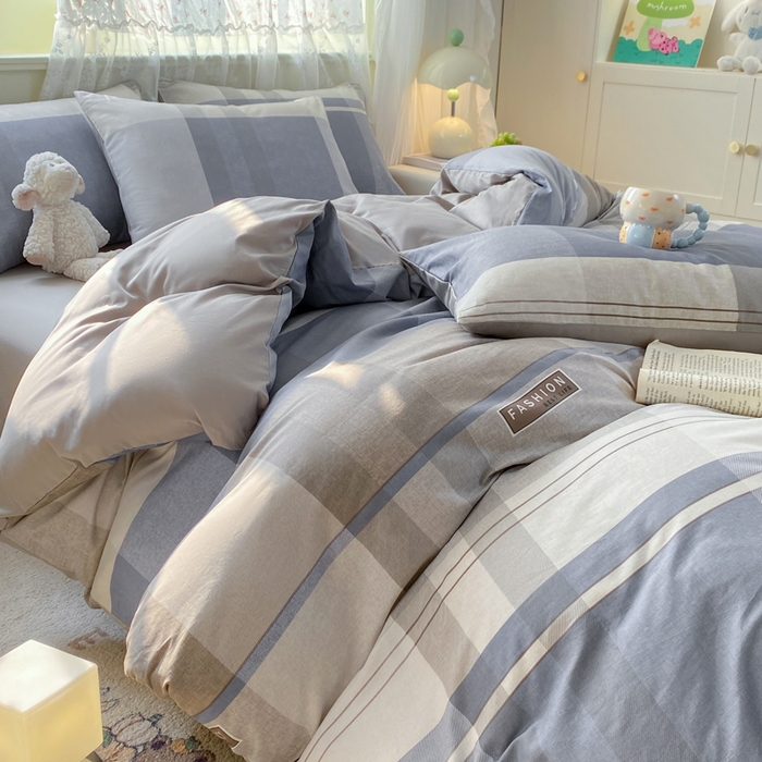 91家纺网 家纺一手货源 找家纺 红日子纺织品 2025新款A类全棉印花单被套 韶华