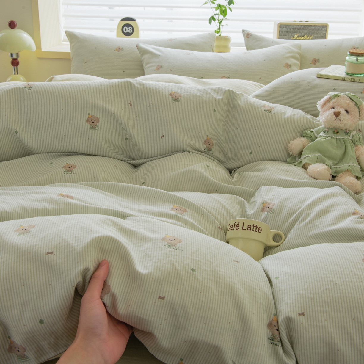 91家纺网 家纺一手货源 找家纺 （总）雯雨家纺 2026新款A类全棉有氧双层纱单被套