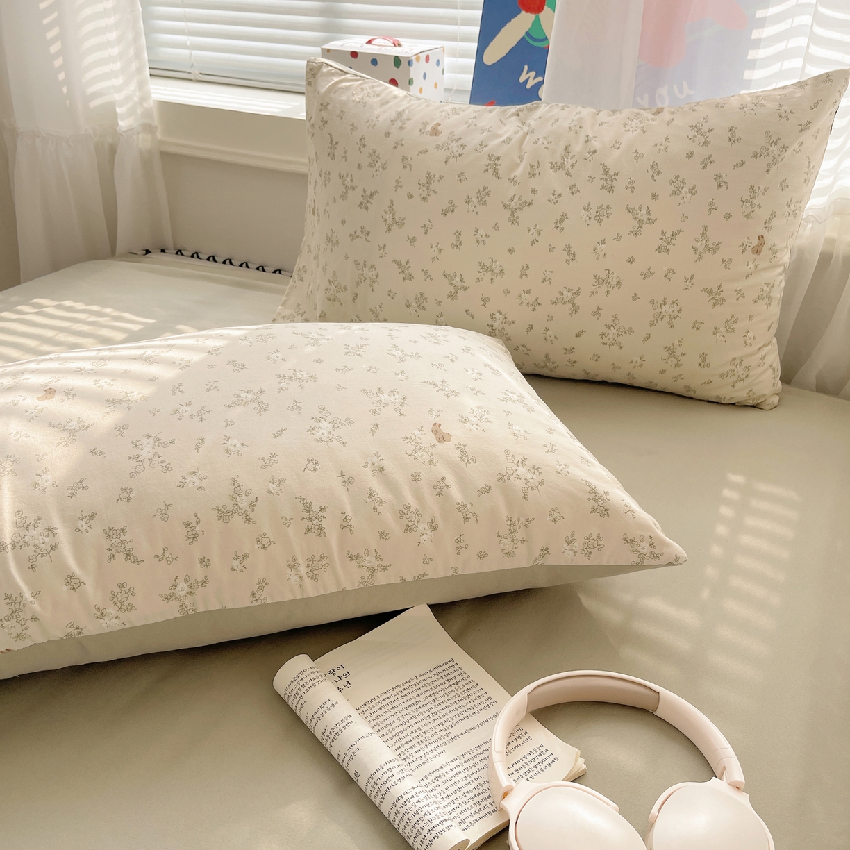 91家纺网 家纺一手货源 找家纺 耀悦家纺 2026新款古法仿棉云朵棉吊边床单童趣四件套-第二弹 春野小兔