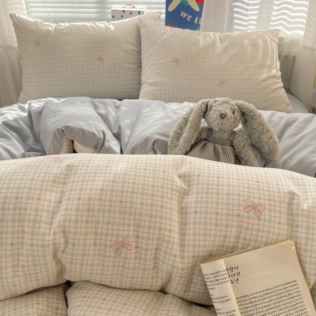 91家纺网 家纺一手货源 找家纺 耀悦家纺 2026新款古法仿棉云朵棉吊边床单童趣四件套-第二弹 休闲蝴蝶结