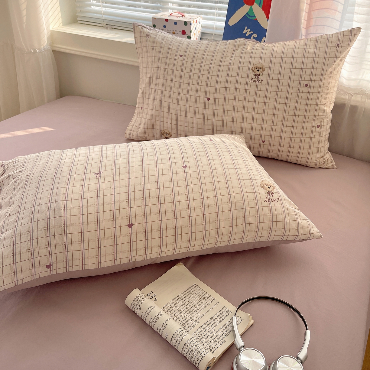 91家纺网 家纺一手货源 找家纺 耀悦家纺 2026新款古法仿棉云朵棉吊边床单童趣四件套-第二弹 优雅格格狗