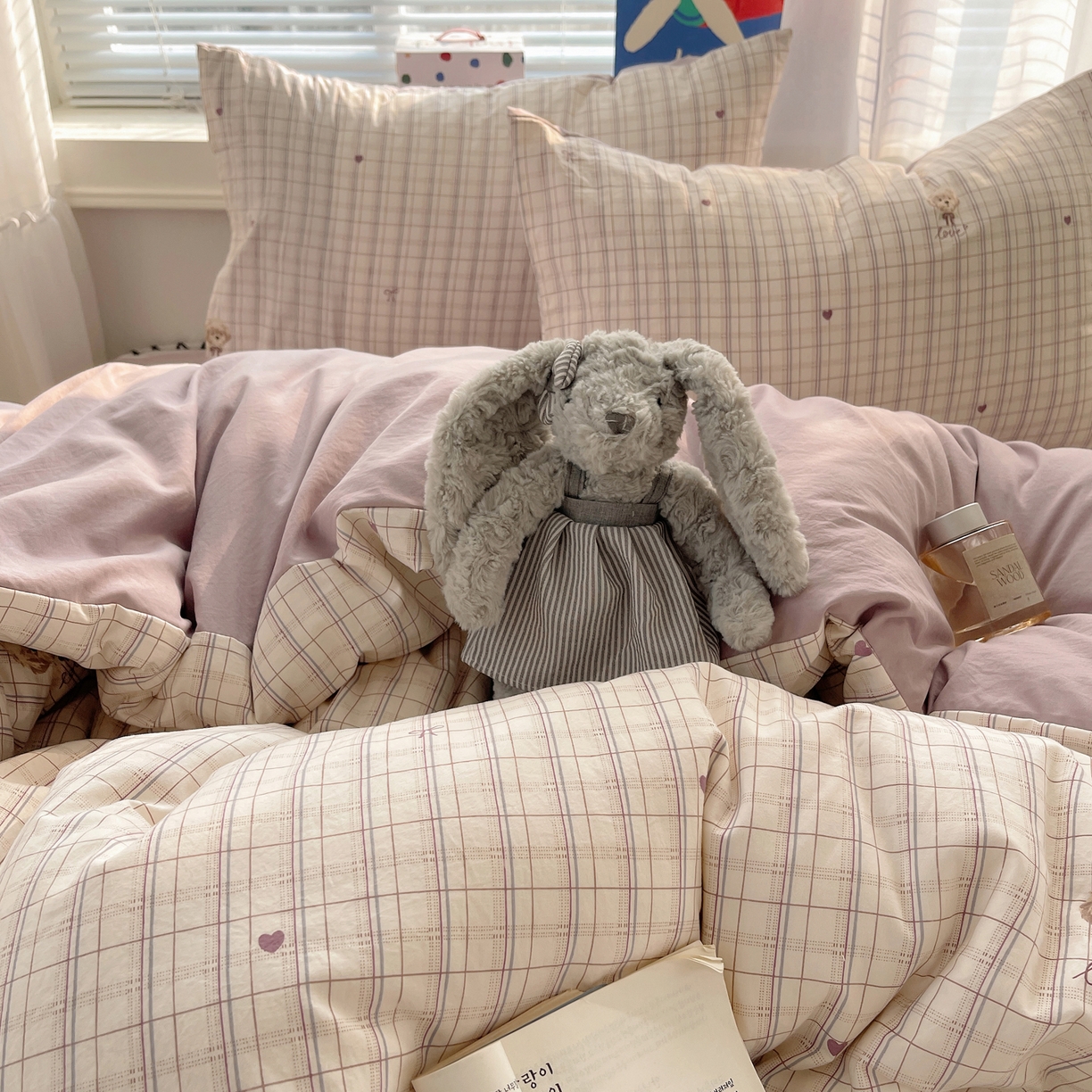 91家纺网 家纺一手货源 找家纺 耀悦家纺 2026新款古法仿棉云朵棉吊边床单童趣四件套-第二弹 优雅格格狗