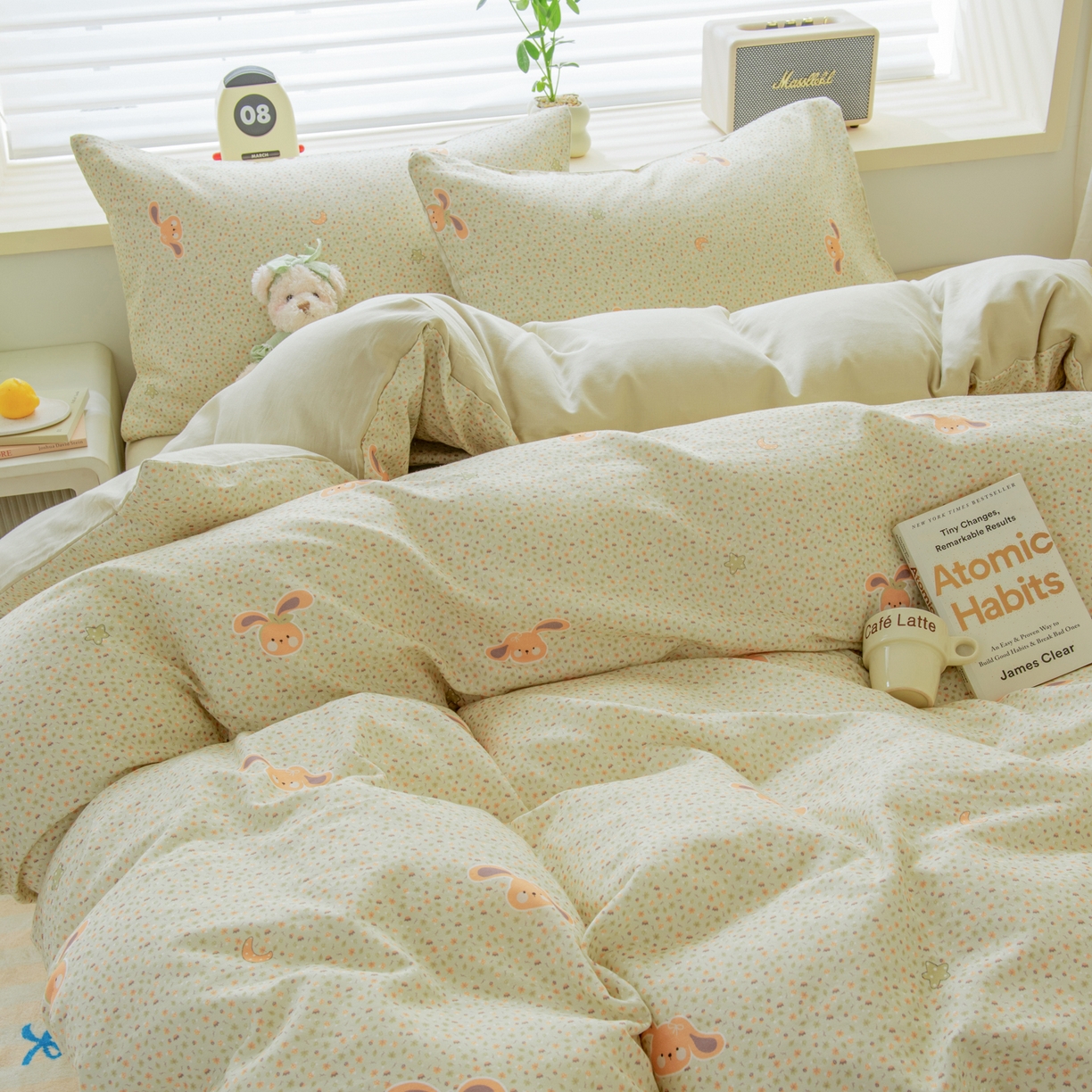 91家纺网 家纺一手货源 找家纺 雯雨家纺 2026新款A类全棉有氧双层纱单被套 梦香小筑