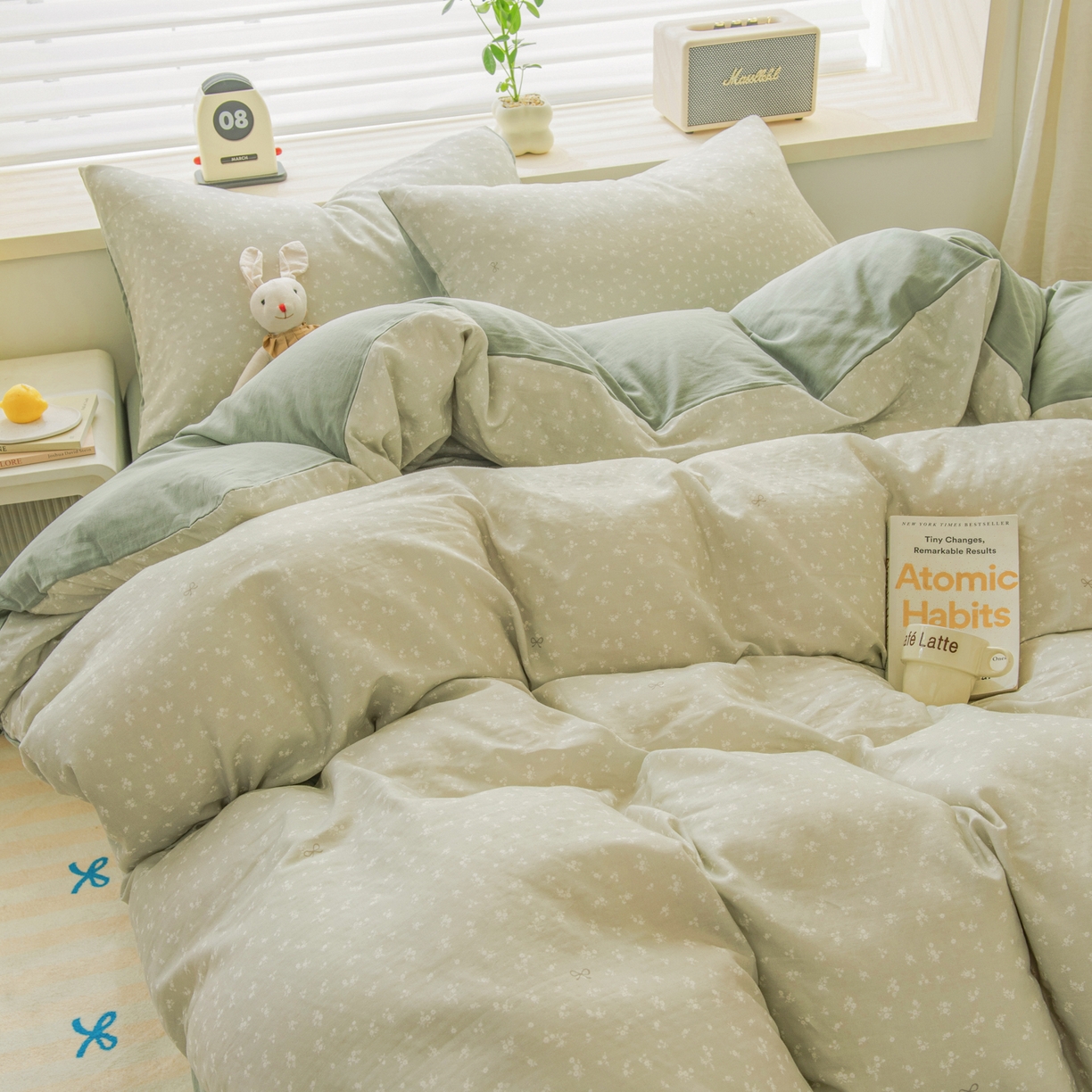 91家纺网 家纺一手货源 找家纺 雯雨家纺 2026新款A类全棉有氧双层纱单被套 秘密花园