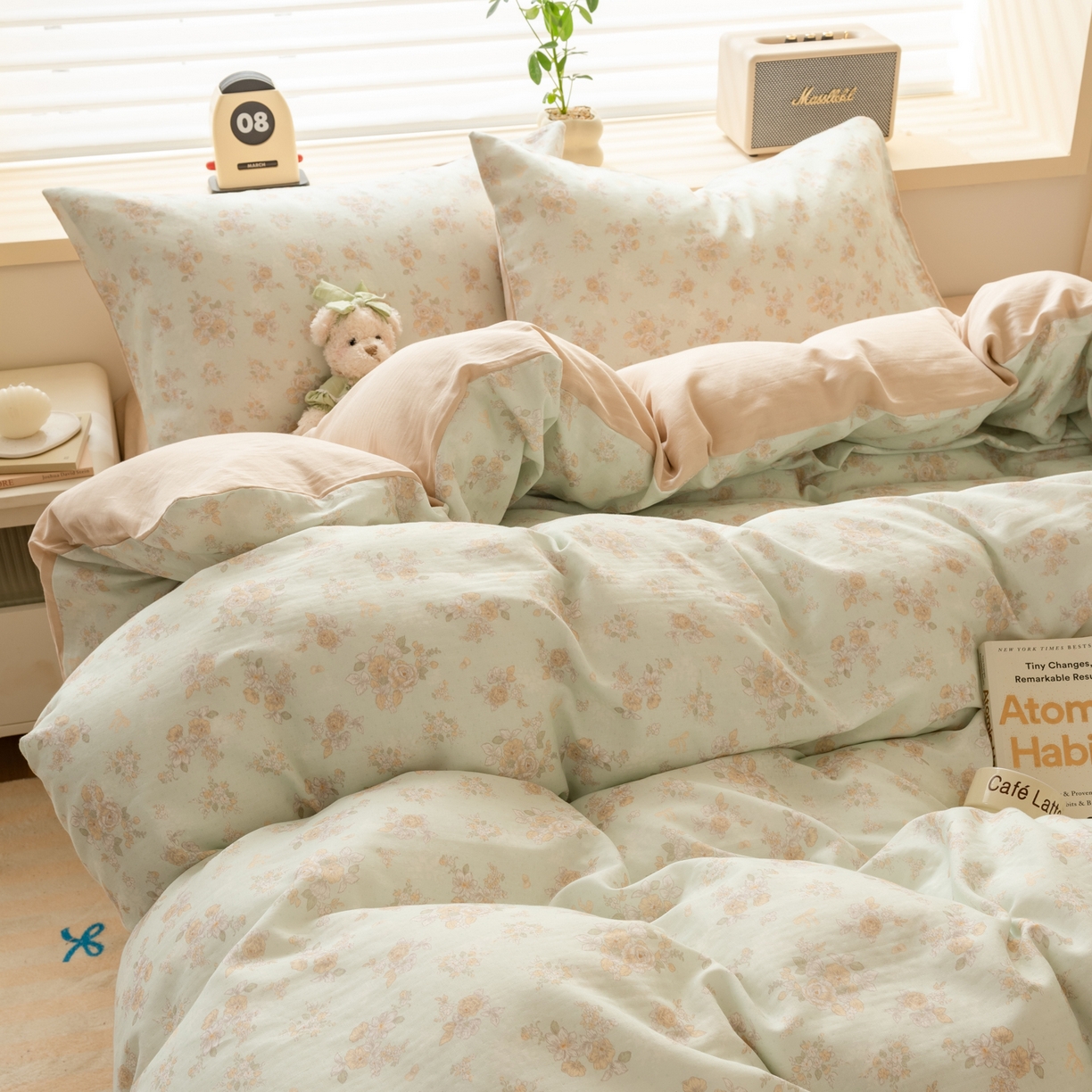 91家纺网 家纺一手货源 找家纺 雯雨家纺 2026新款A类全棉有氧双层纱单被套 南法庄园