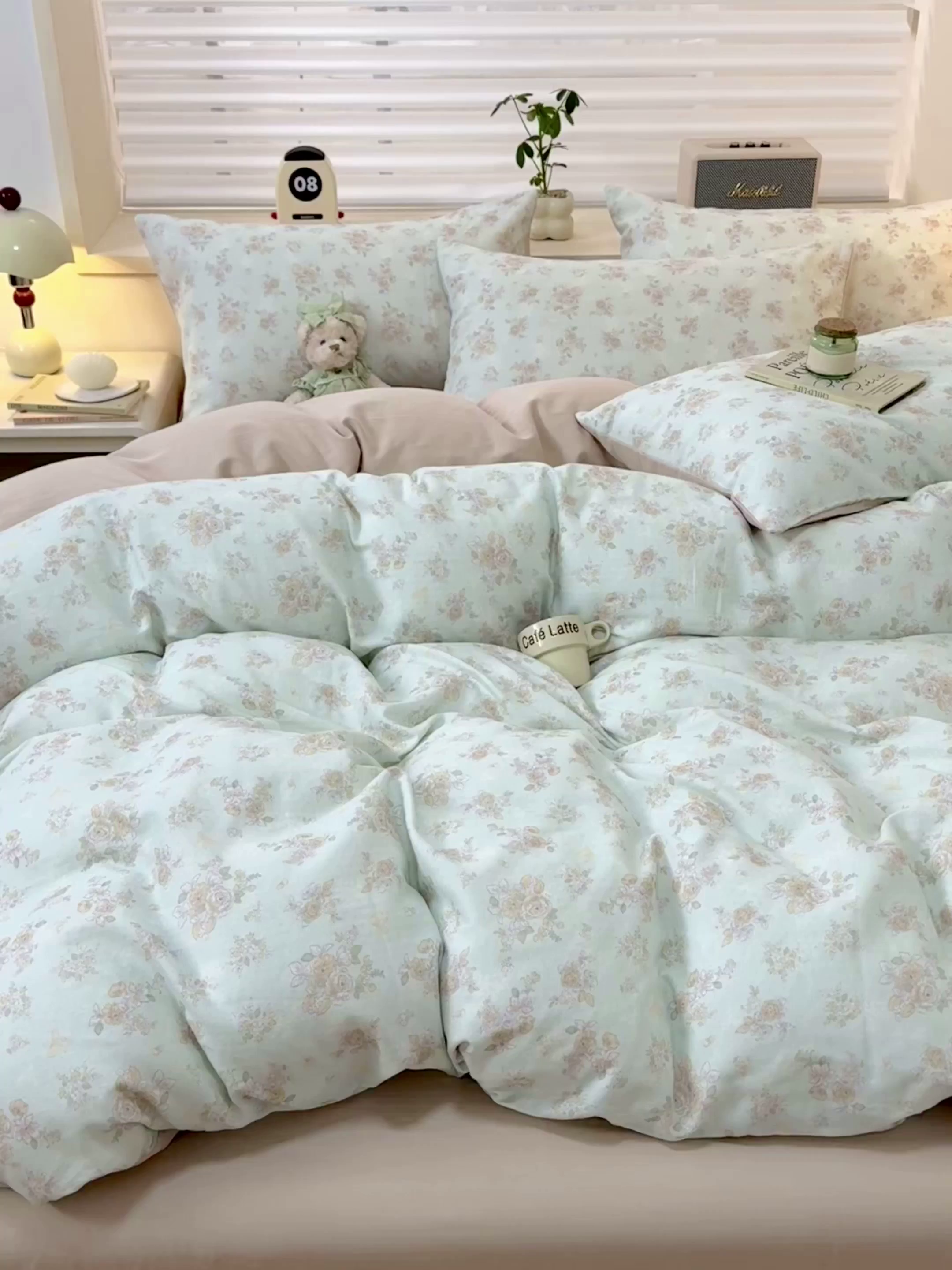 91家纺网 家纺一手货源 找家纺 雯雨家纺 2026新款A类全棉有氧双层纱单被套 南法庄园