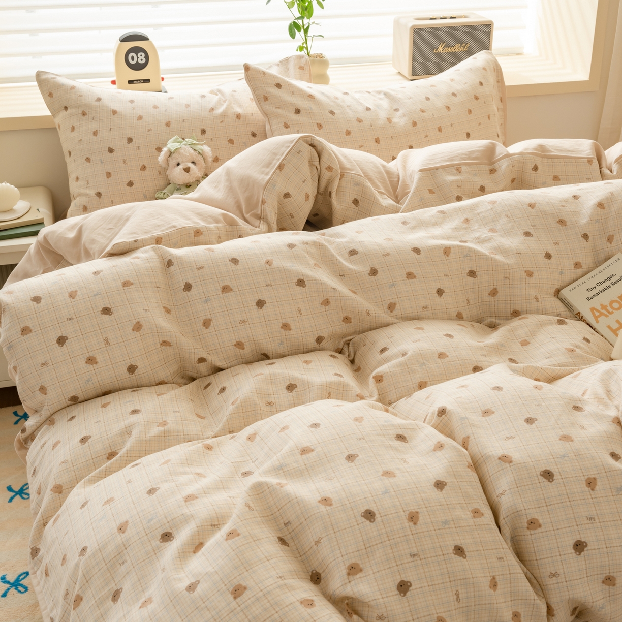 91家纺网 家纺一手货源 找家纺 雯雨家纺 2026新款A类全棉有氧双层纱单被套 文迪